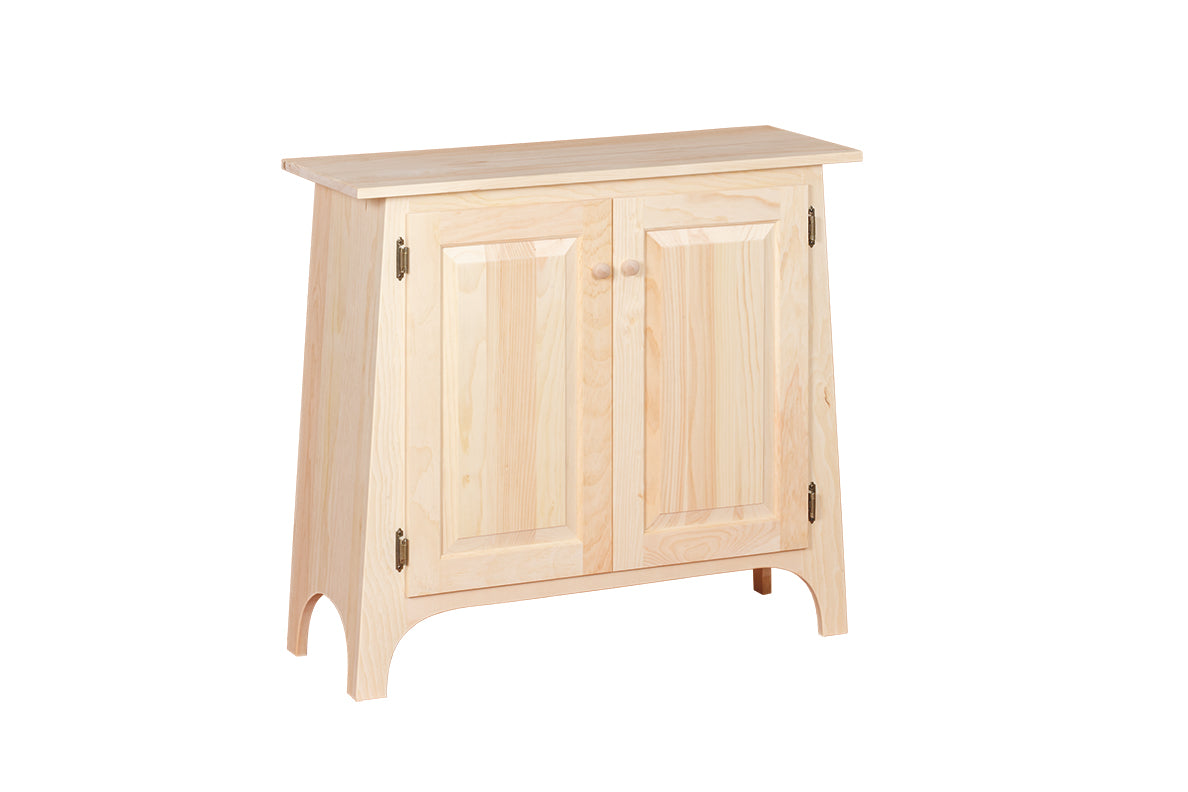 Slant Console Allards' Unfinished Furniture