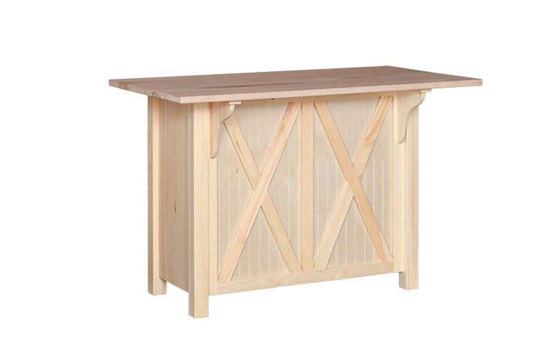 Barn Door Kitchen Island Allards' Unfinished Furniture