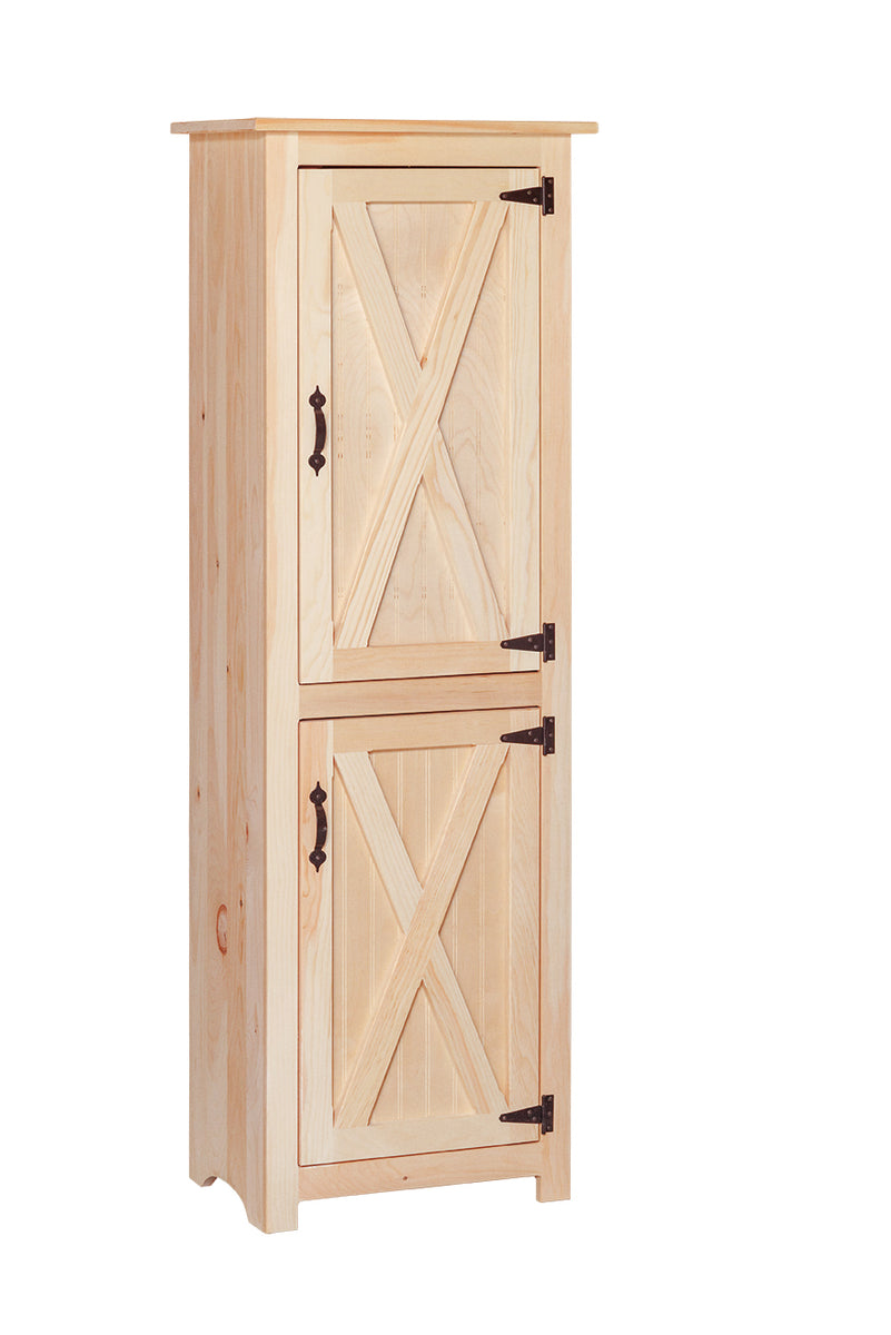 Small Barn Door Pantry Allards' Unfinished Furniture