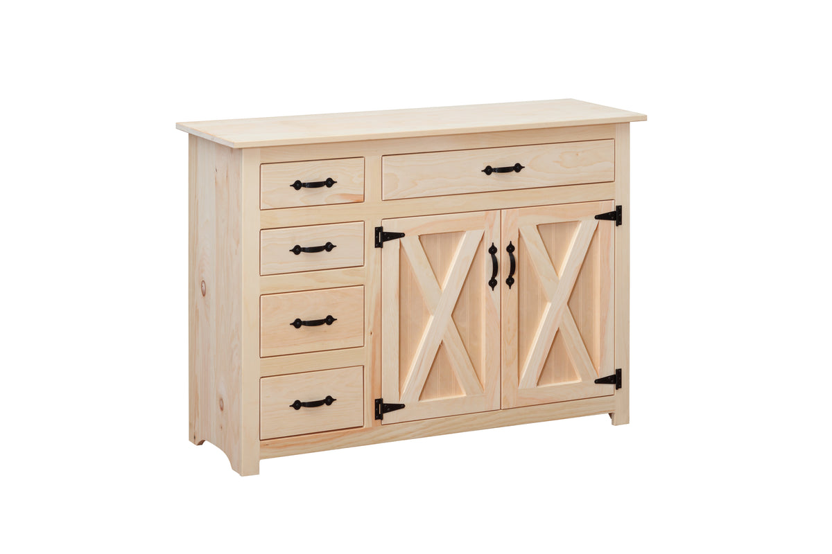 Barn Door Kitchen Helper Buffett Allards' Unfinished Furniture