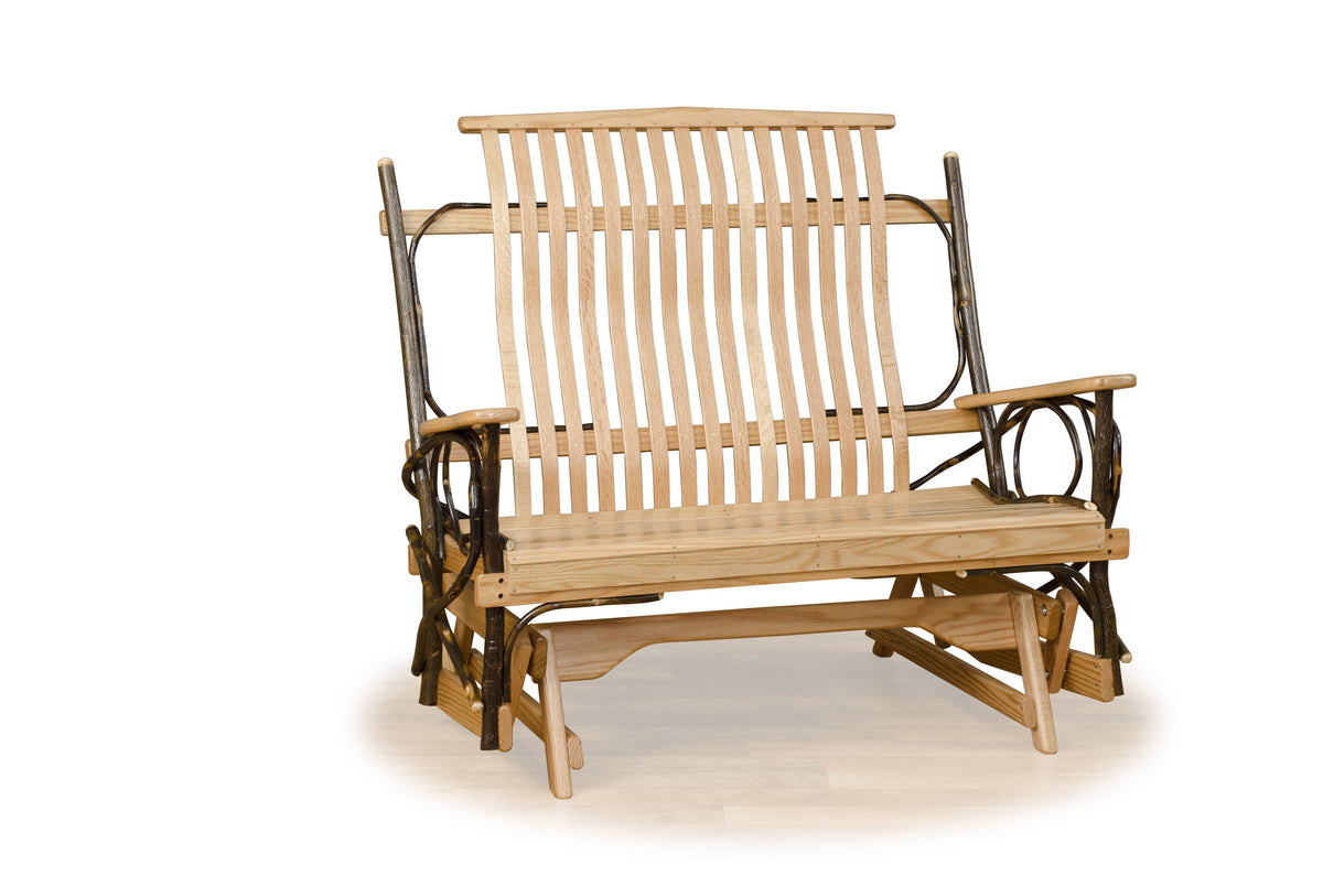 Hickory & Oak Double Twig Glider Allards' Unfinished Furniture