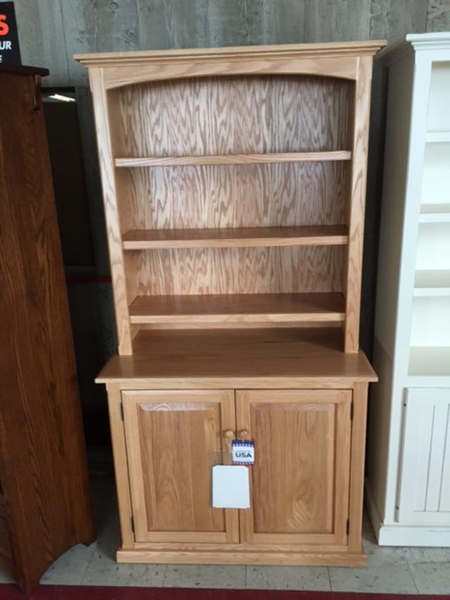 Step Back Bookcase Allards' Unfinished Furniture