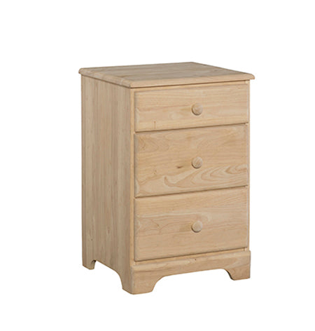 Three Drawer Nightstand