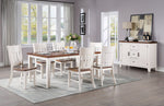 Dining Extension Table & Six Chairs