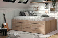 Six Drawer Captains/Storage Bed/ Twin Size