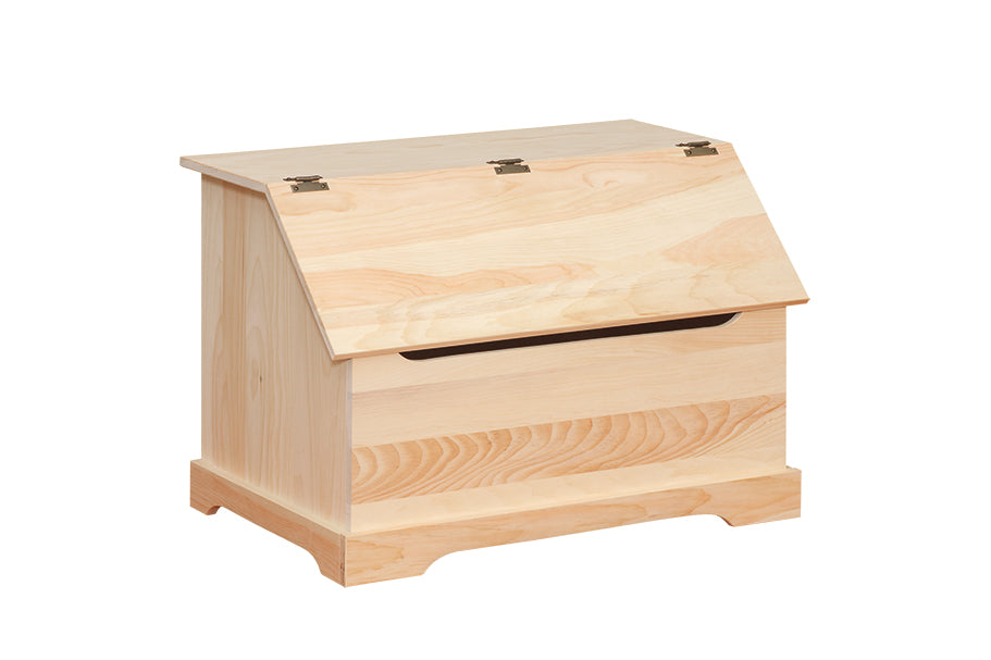 Slant front Storage Chest/ Toy Box – Allards' Unfinished Furniture