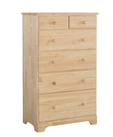 Hardwood Six Drawer Chest