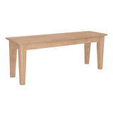 48" Shaker Bench
